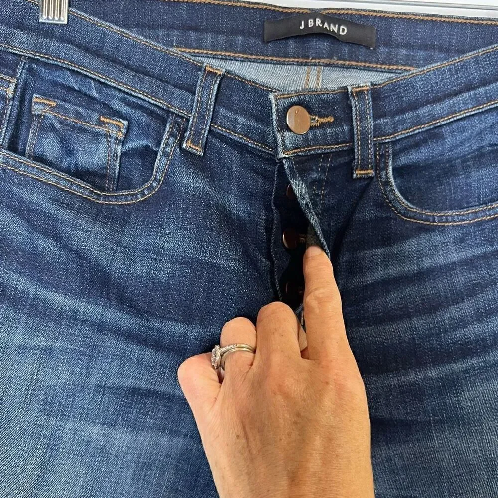 J Brand Caitland Invited Blue Jeans Button Fly